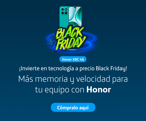 Banner movistar Invierte en tecnologia - Honor x8C