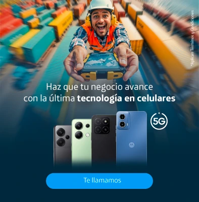 Banner movistar Haz que tu negocio avance con la última tecnología en celulares
