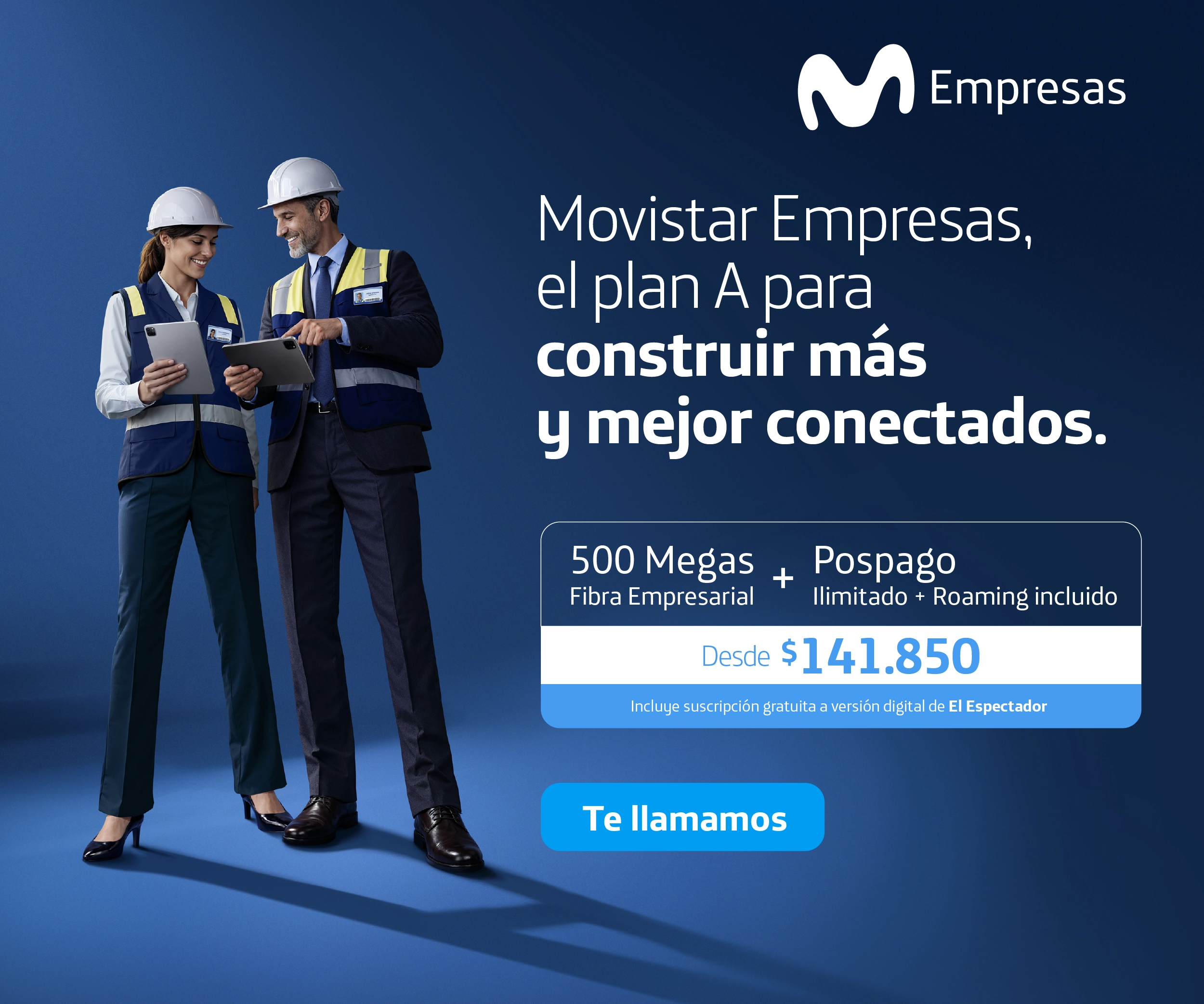 Banner movistar SliderHome-Pymes Contar con una red solida que conecta tu negcio con el mundo