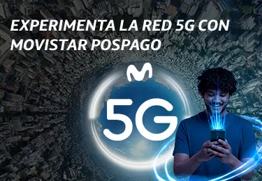 Banner movistar Disfruta la tecnologia g5 con movistar prepago pro