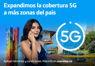 Banner movistar Uniremos la fibra más rápida de colombia con el poder de la tecnología 5g
