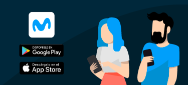 Banner movistar Atención al cliente y líneas telefónicas Soluciona tus dudas con la App  Mi Movistar