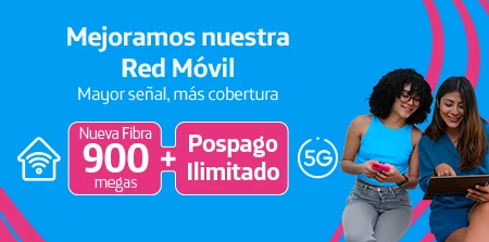 Banner movistar MOVISTAR TOTAL Activa un plan Hogar + Fibra desde $99.990 mes y recibe un bono de hasta $300.000