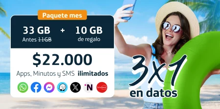 Banner movistar MOVISTAR PREPAGO PRO Inicia el año con el TRIPLE de datos y gigas GRATIS