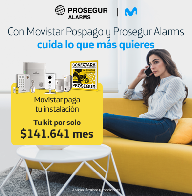 Banner movistar Protege tu hogar de la mano de expertos con Prosegur Alarms