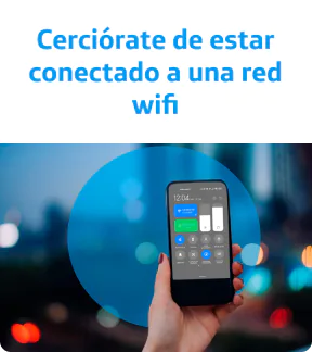Tener conexión a una red WiFi