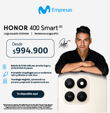 Banner movistar SliderHome-Pymes - Honor 400 Smart 5G